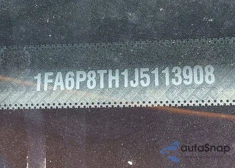 2018 Ford Mustang Ecoboost z USA, uszkodzony, nr VIN 1FA6P8TH1J5113908